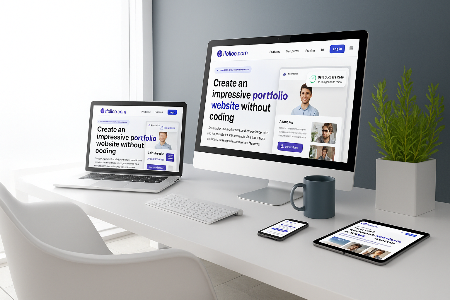 ifolioo Portfolio Builder Preview